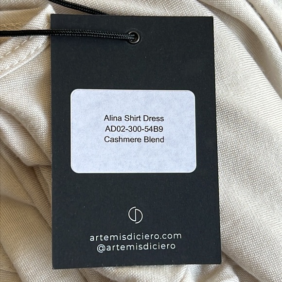 ARTEMIS DICIERO Alina Shirt Dress - Bone - Picture 11 of 11